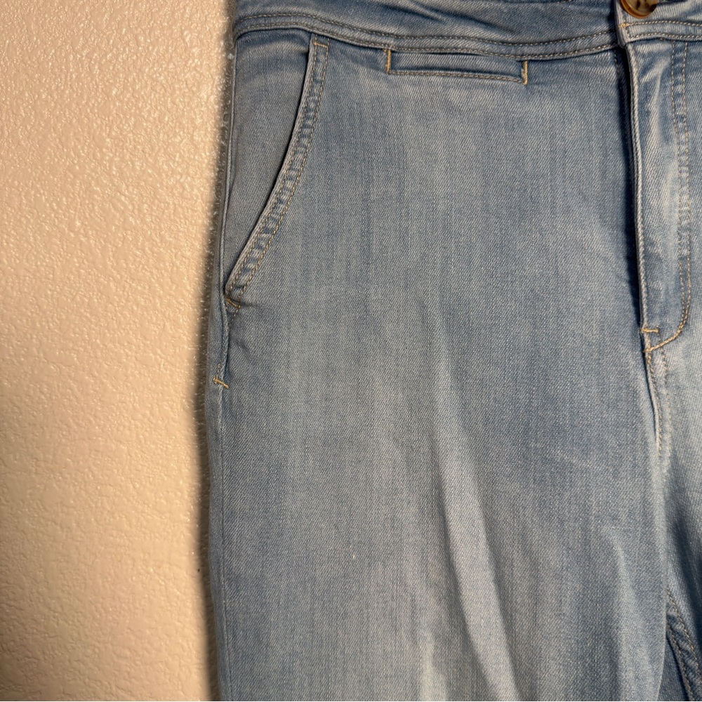 Pilcro and the Letterpress‎ Light Blue High Rose Bootcut Jeans Sz 30 - Picture 4 of 11